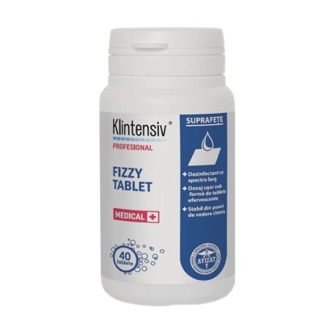Fizzy Tablet Dezinfectant Efervescent Multifuncțional Klintensiv