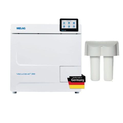 Autoclav clasa B Vacuclave 318 17 Litri Prime Line MELAG + suport tavite + 3 tavite