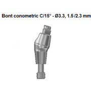 Bont conometric C/15° - Ø3.3, A:1.5/B:2.3 mm Acuris - Sirona