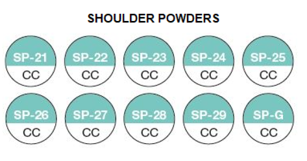 Ceramica metalica Creation CC - Shoulder Powders - SP-21 -> SP-G ...