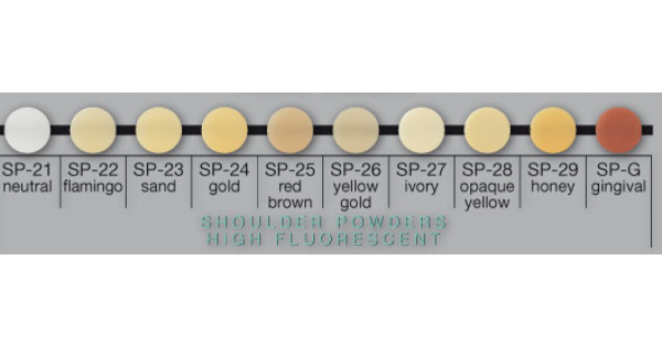 Ceramica metalica Creation CC - Shoulder Powders - SP-21 -> SP-G ...