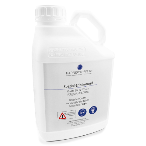 Material de sablare Clasa EW60/250 - 6 kg - Harnisch+Rieth Dental