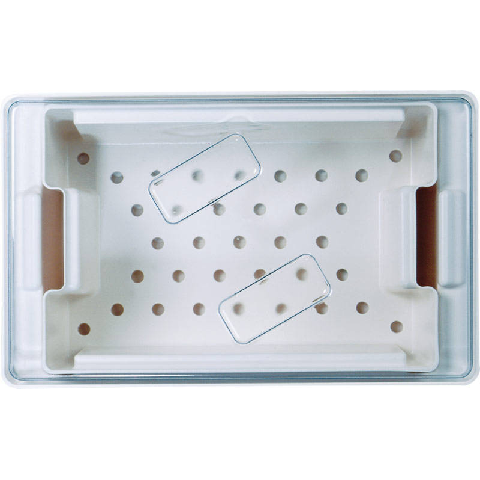 Statie de dezinfectie din plastic, cu capac transparent - BDT Dental