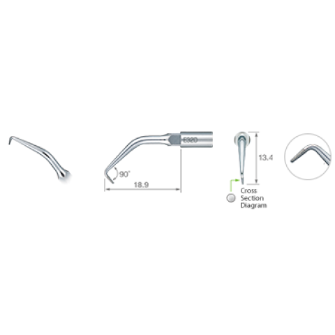 Ansa detartraj Endodontie - ultrasunete E32D