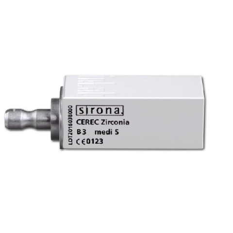 Bloc CAD/CAM Zirconia CEREC medi S Sirona - B3