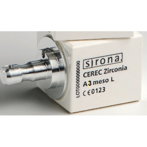 Bloc CAD/CAM Zirconia CEREC meso L Sirona - A3