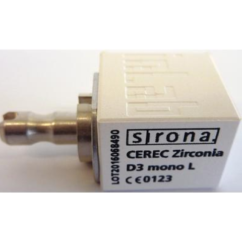 Bloc CAD/CAM Zirconia CEREC mono L Sirona - D3