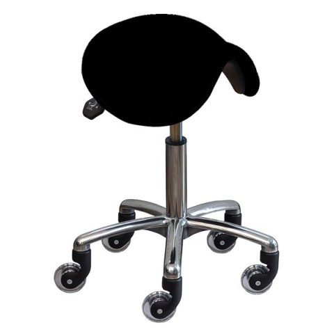 Scaun ergonomic tip șa Saddlechair X Standard – negru – Rieth